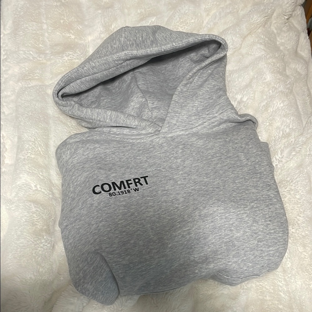 Gray Hoodie with Comfort Logo